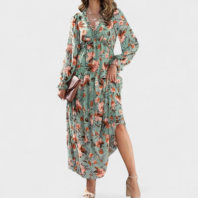 Zinnia | Floral Tiered Maxi Dress
