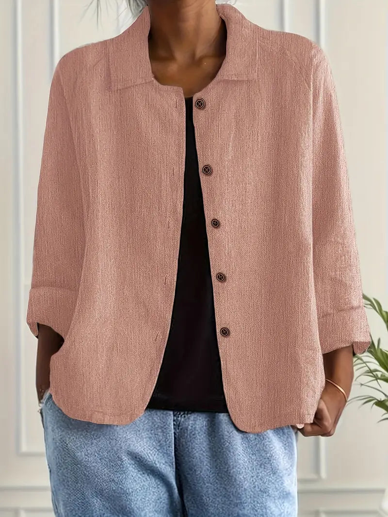 Clara | Casual Button-Up Jacket