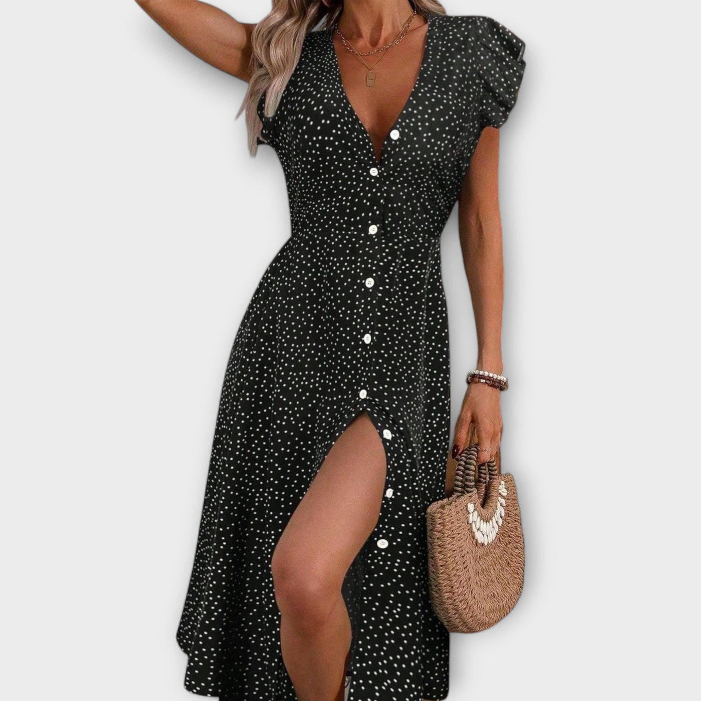 Polka | Elegant Midi Dot Dress