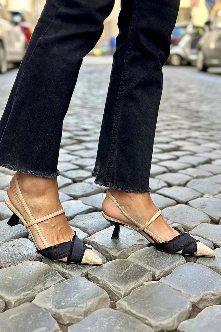 Lucrezia | Elegant Slingback Heels