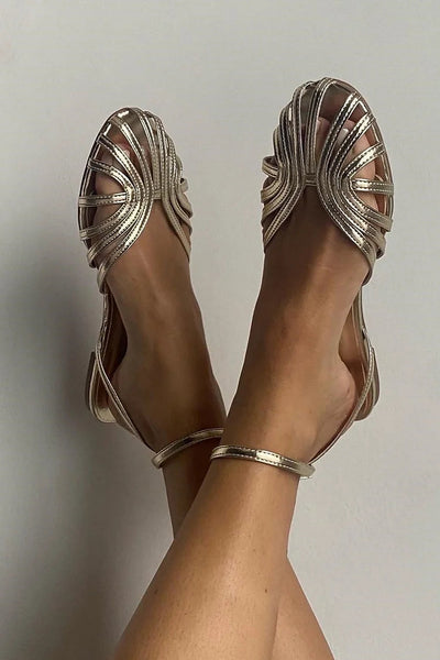 Soleil | Woven Flat Sandals