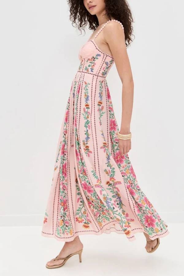 Elaya | Tiered Boho Maxi Dress