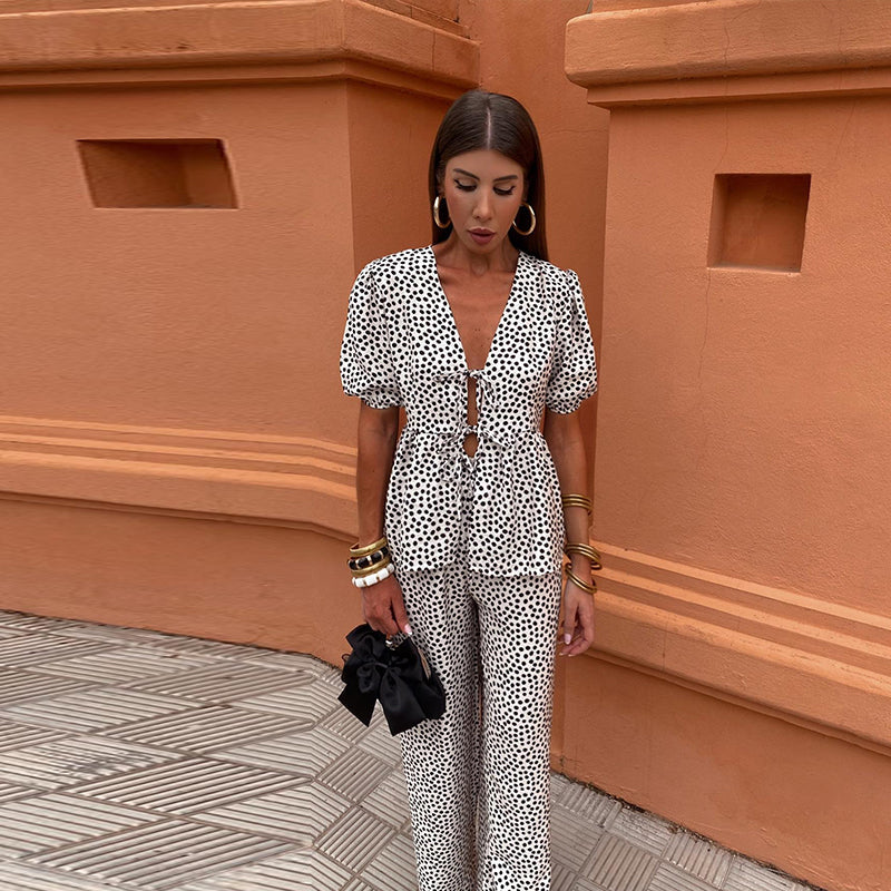 Isla | Boho Tie-Waist Two-Piece Set