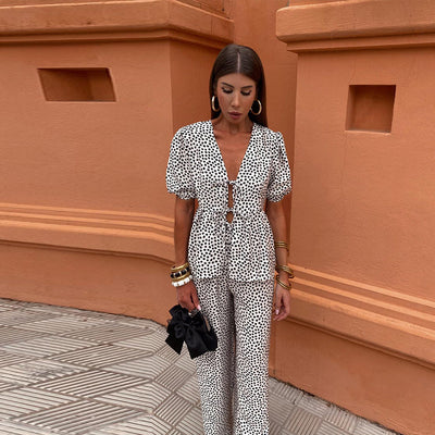 Isla | Boho Tie-Waist Two-Piece Set