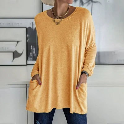Morgan | Relaxed Long Sleeve Tunic Top