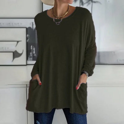Morgan | Relaxed Long Sleeve Tunic Top