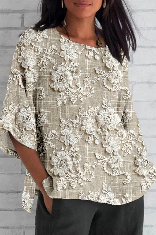 Grace | Artistic Floral Top