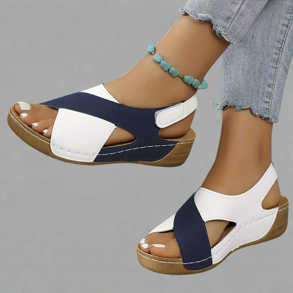 Isla | Dual-Tone Supportive Summer Sandals