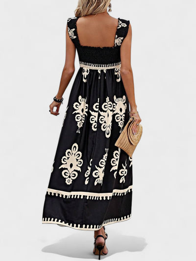 Liora | Smocked Bodice Maxi Dress