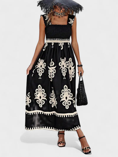Liora | Smocked Bodice Maxi Dress
