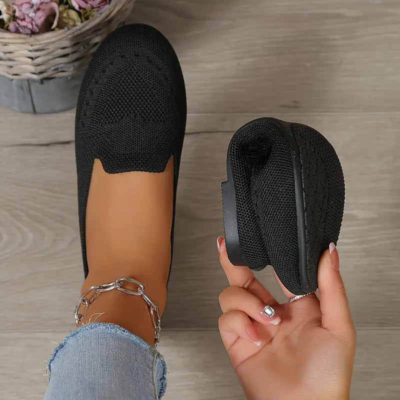 Ellie | Breathable Knit Comfort Loafers