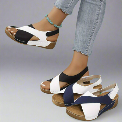 Isla | Dual-Tone Supportive Summer Sandals