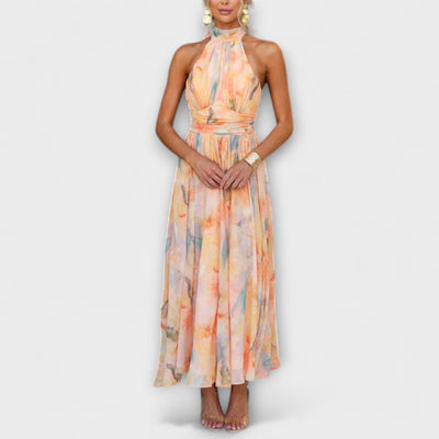 Naira | Watercolor Maxi Dress