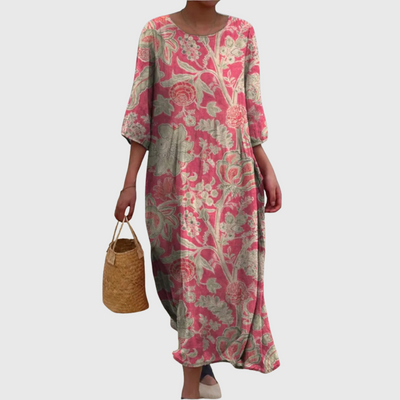 Violet | Vintage Floral Summer Dress