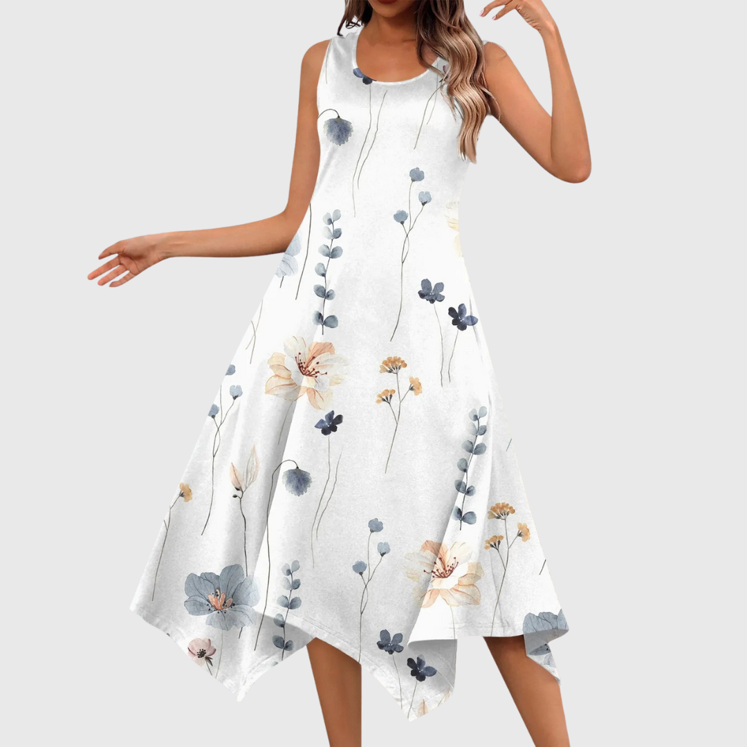 Maya | Playful Point Hem Dress