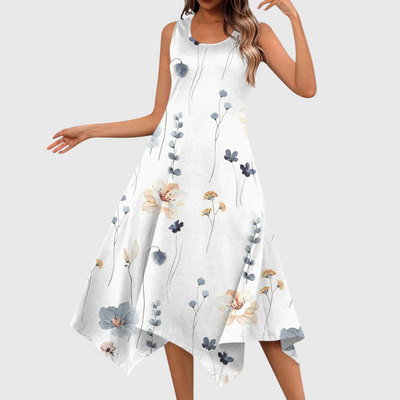 Maya | Playful Point Hem Dress