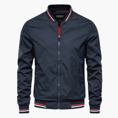 Easton | Classic Varsity-Trim Windbreaker Jacket