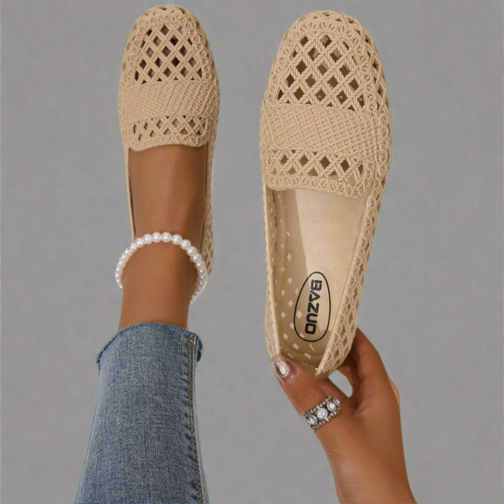 Elise | Lightweight Crochet Comfort Flats