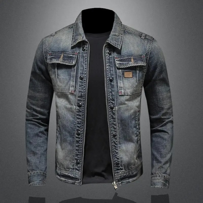 Maverick | Faded Steel Denim Jacket