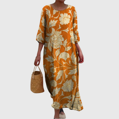 Violet | Warm Glow Floral Dress