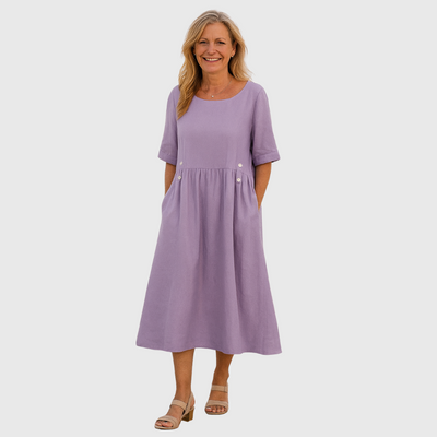 Evelyn | Button Summer Dress with Pockets