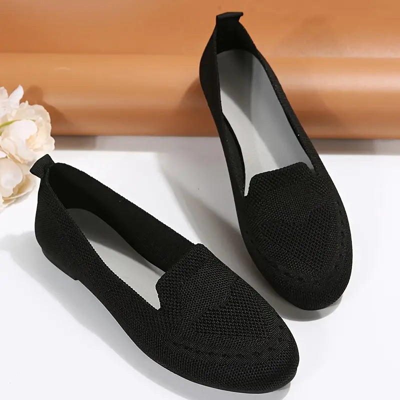 Ellie | Breathable Knit Comfort Loafers