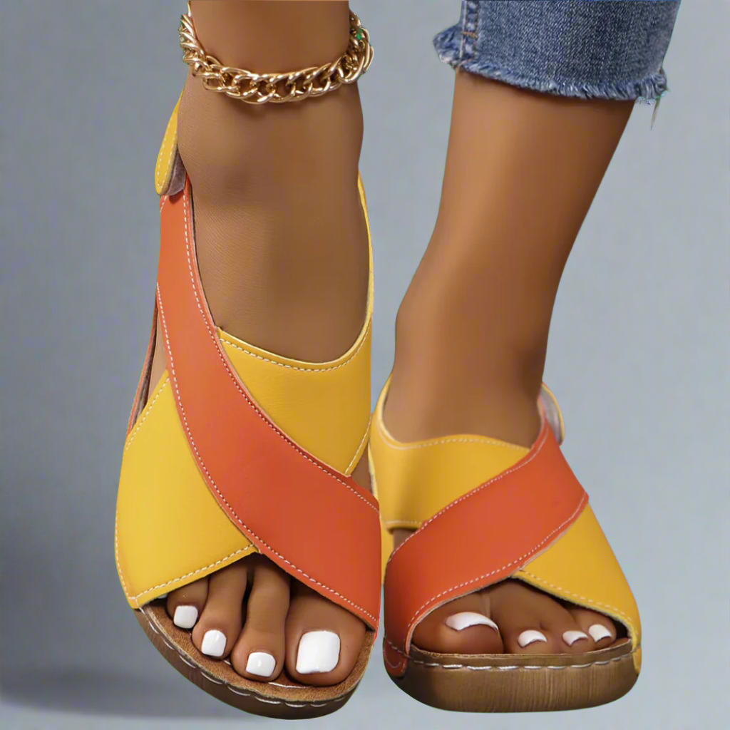 Isla | Dual-Tone Supportive Summer Sandals