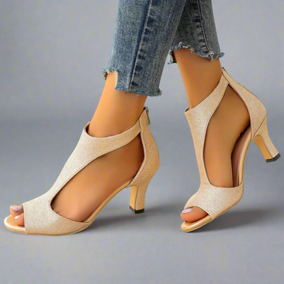 Ava | Elegant Comfort Heel Sandals