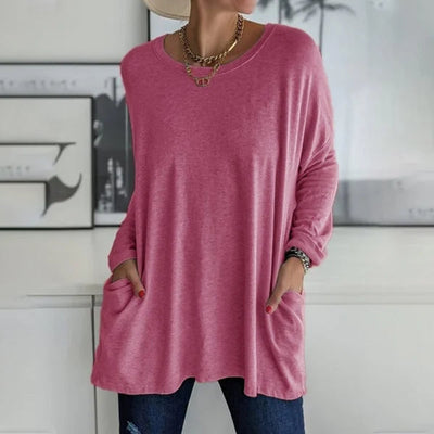 Morgan | Relaxed Long Sleeve Tunic Top