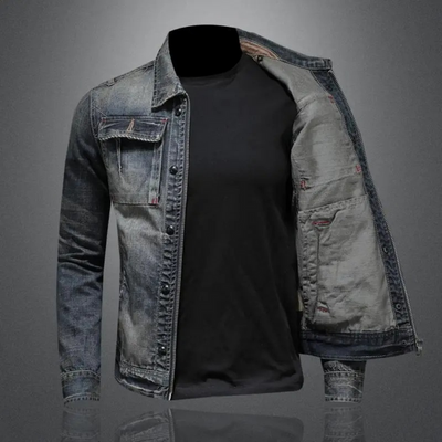 Maverick | Faded Steel Denim Jacket