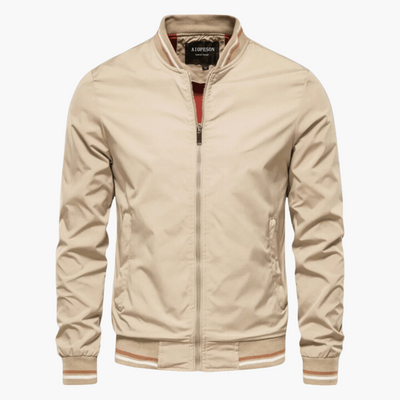 Easton | Classic Varsity-Trim Windbreaker Jacket