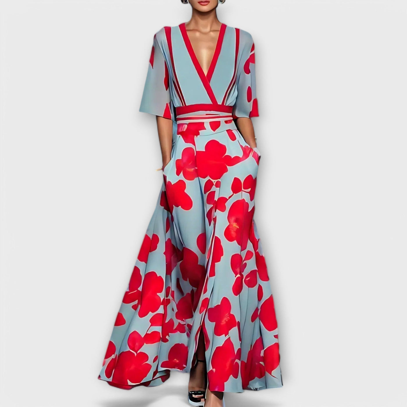 Elise | Floral Patterned Bodycon Dress