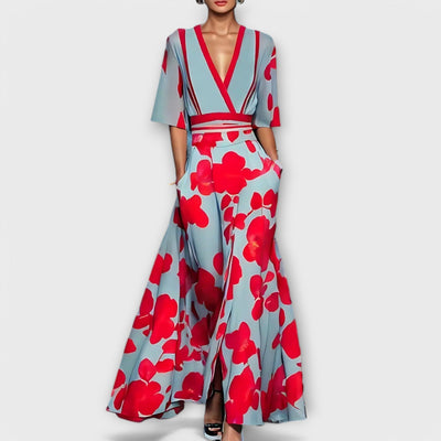 Elise | Floral Patterned Bodycon Dress