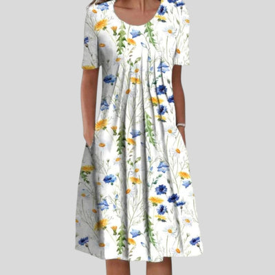 Viola | Elegant Floral Dress