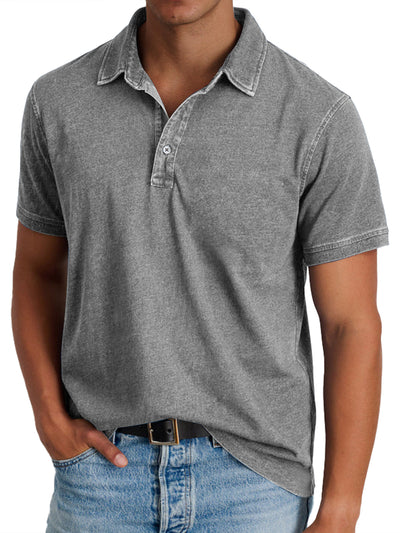 Mason | Classic Stone-Wash Polo Shirt