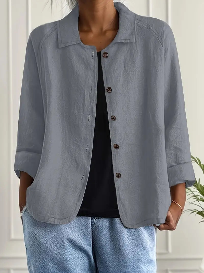 Clara | Casual Button-Up Jacket