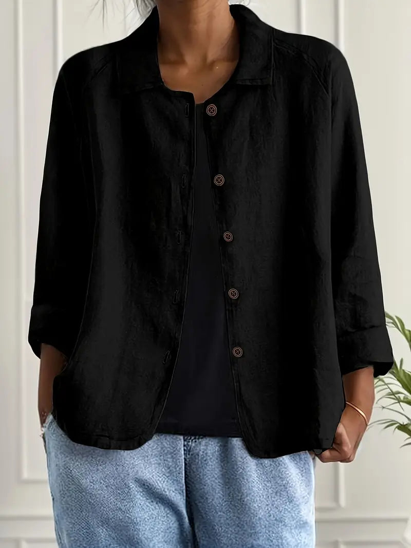 Clara | Casual Button-Up Jacket