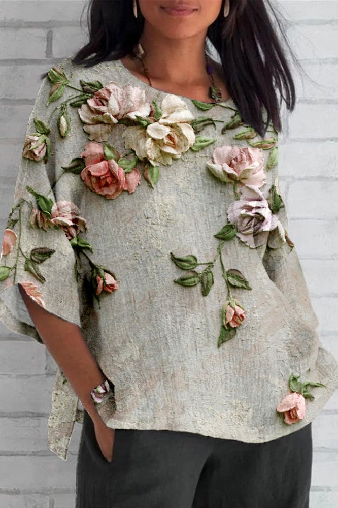 Ella | Garden Muse Printed Top