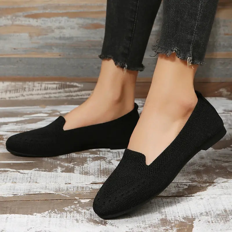 Ellie | Breathable Knit Comfort Loafers