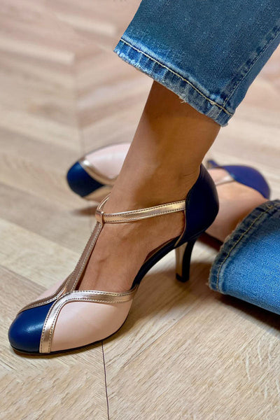 Vivienne | Vintage Chic T-Strap Heels