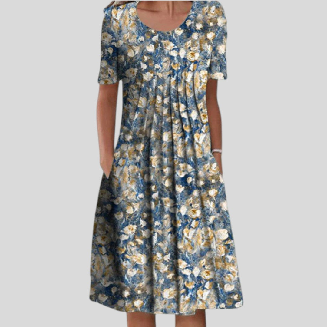Viola | Elegant Floral Dress