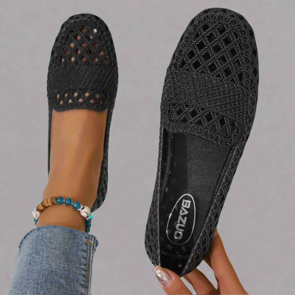Elise | Lightweight Crochet Comfort Flats