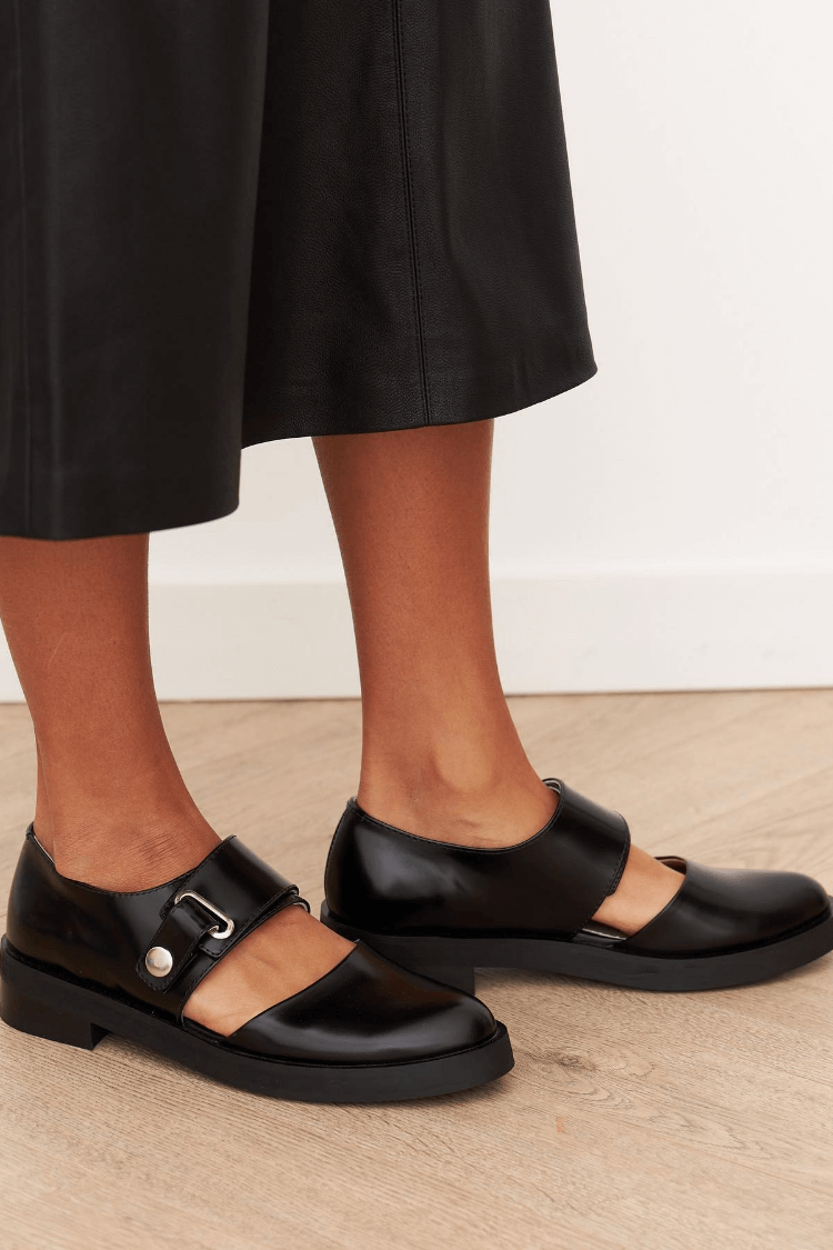 Giada | Mary Jane Flats with Adjustable Strap