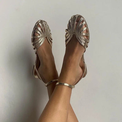 Soleil | Woven Flat Sandals