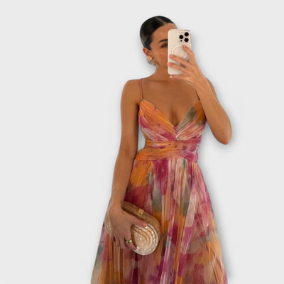 Aurora | Mesh Maxi Form Dress