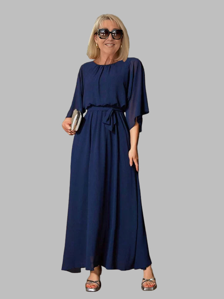 Clarisse | Elegant Chiffon Banquet Maxi Dress