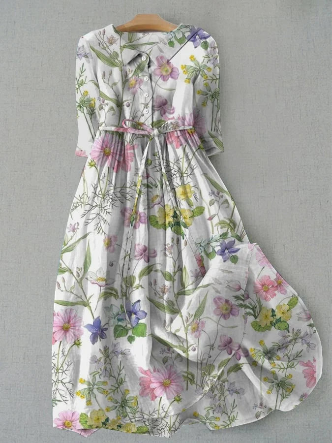 Natalia | Cooling Linen-Blend Dress