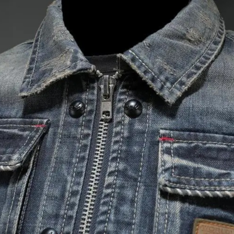 Maverick | Faded Steel Denim Jacket