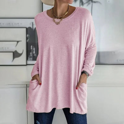 Morgan | Relaxed Long Sleeve Tunic Top
