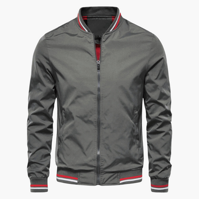 Easton | Classic Varsity-Trim Windbreaker Jacket